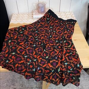 Mix Nouveau Colorful Patterned Skirt